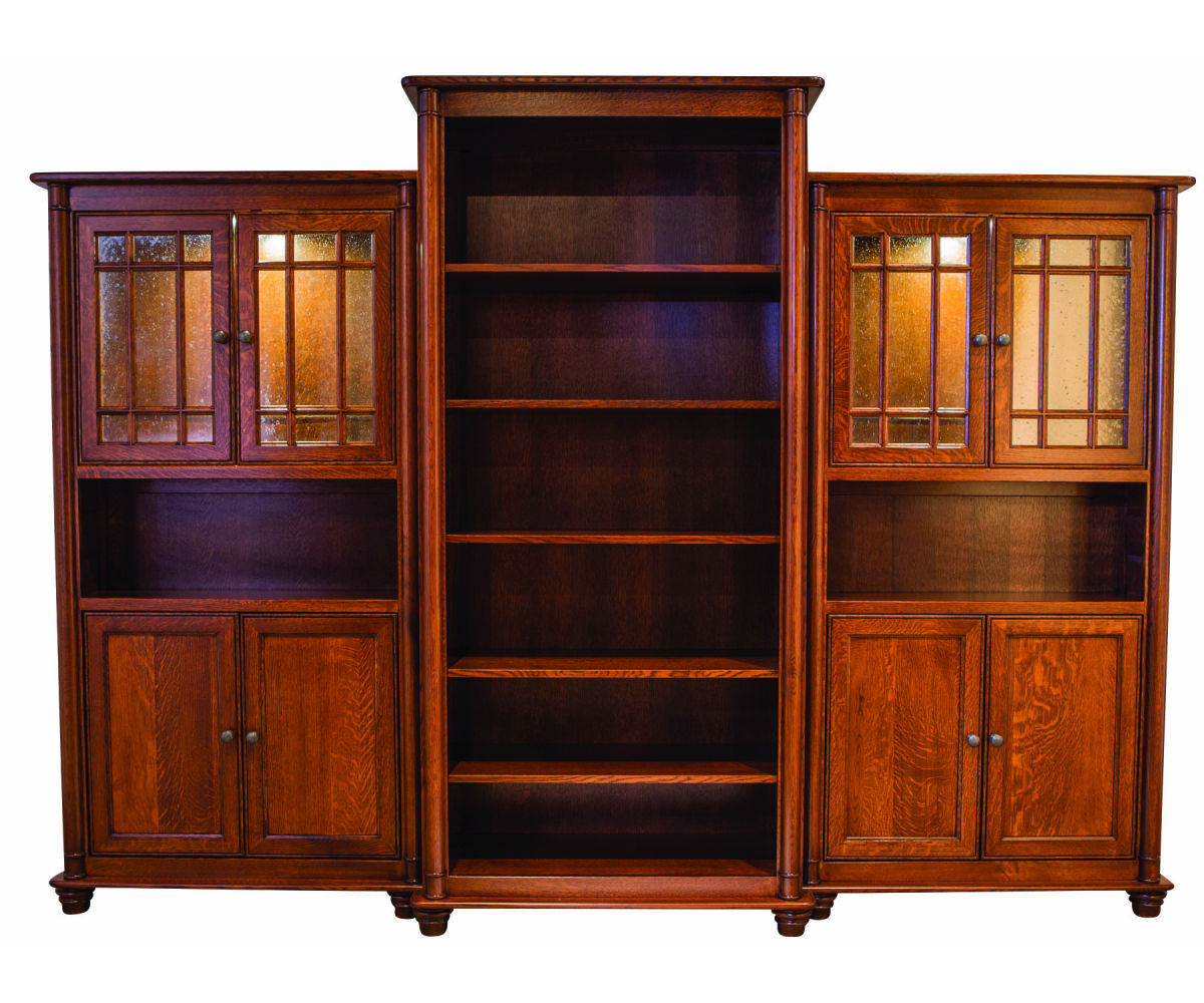 Belmont Center and Side Bookcases Detweiler & Kauffman Furniture
