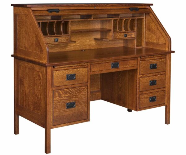 Post Mission Rolltop Desk