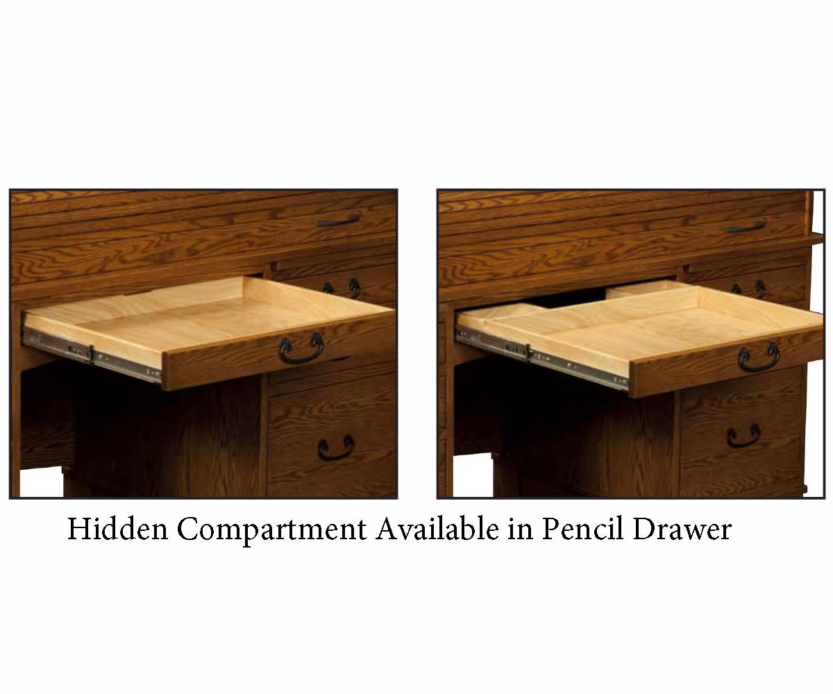 Boulder Creek Desk and Hutch - Image 3