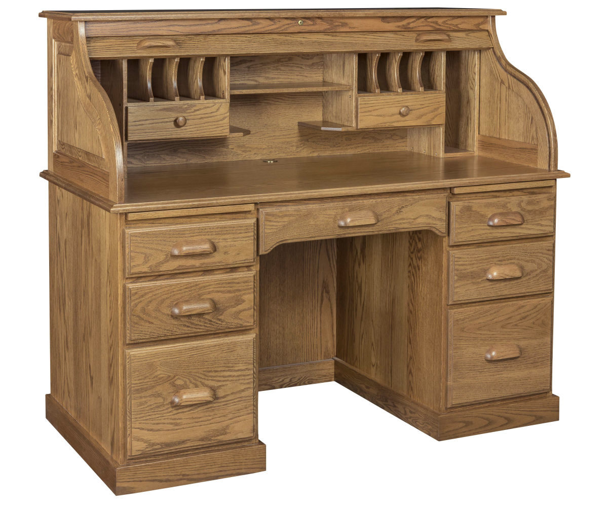 Traditional 56" Rolltop Desk