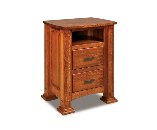 Lexington 2 Drawer Open Nightstand