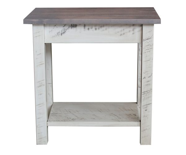 Painted Buckeye End Table