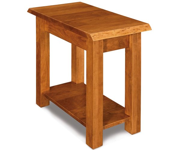Timbra Chair Side End Table - Live Edge