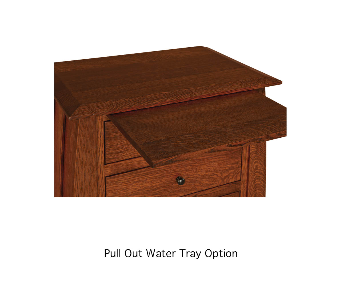 Boulder Creek 1 Drawer Nightstand - Image 4