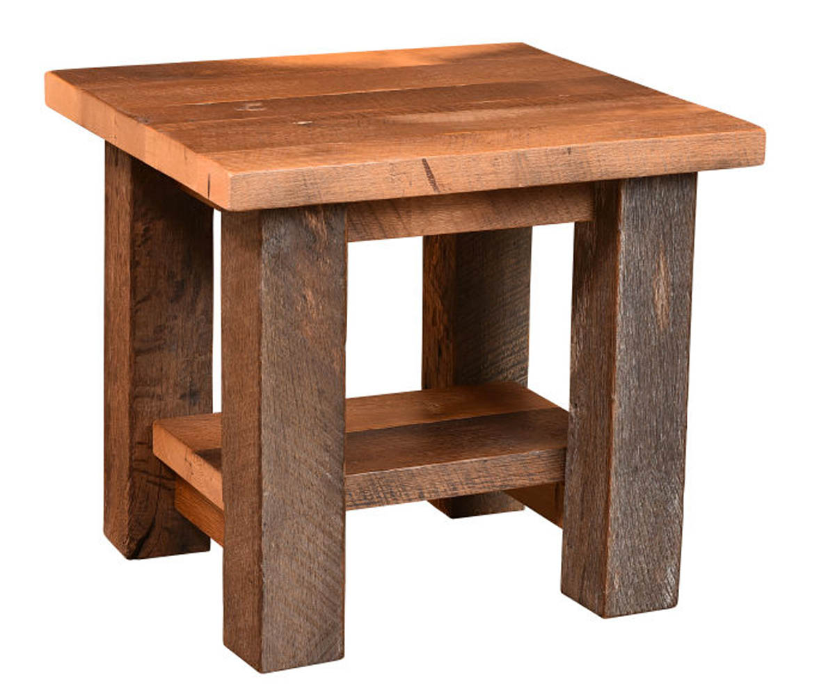 Almanzo End Table with Shelf